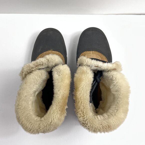 Sorel Boots Womens Size 8 Tan Black Snow Angel Lace Thinsulate Winter NL1810-234 - Picture 6 of 12